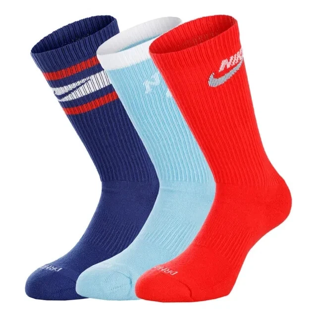 Nike Everyday Plus 3-Pack DRI-FIT Cushioned Crew Socks Mens L 8-12