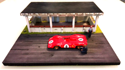 DIORAMA SINGOLO SC 1/43 DIMENSIONI 27X27 ALTEZZA 9CM PESO 0,700 Kg