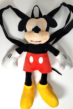 DISNEY MICKEY MOUSE Kids Plush Backpack Doll Figure Toy 15"