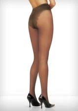 *NEW* Luxury Glass Look High Shine, High Cut Bikini Brief Tights MADE IN ITALY