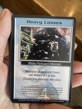 HEAVY LOSSES 1998 BABYLON 5 CCG COLLECTORS THE GREAT WAR CARD NEAR MINT UNPLAYED