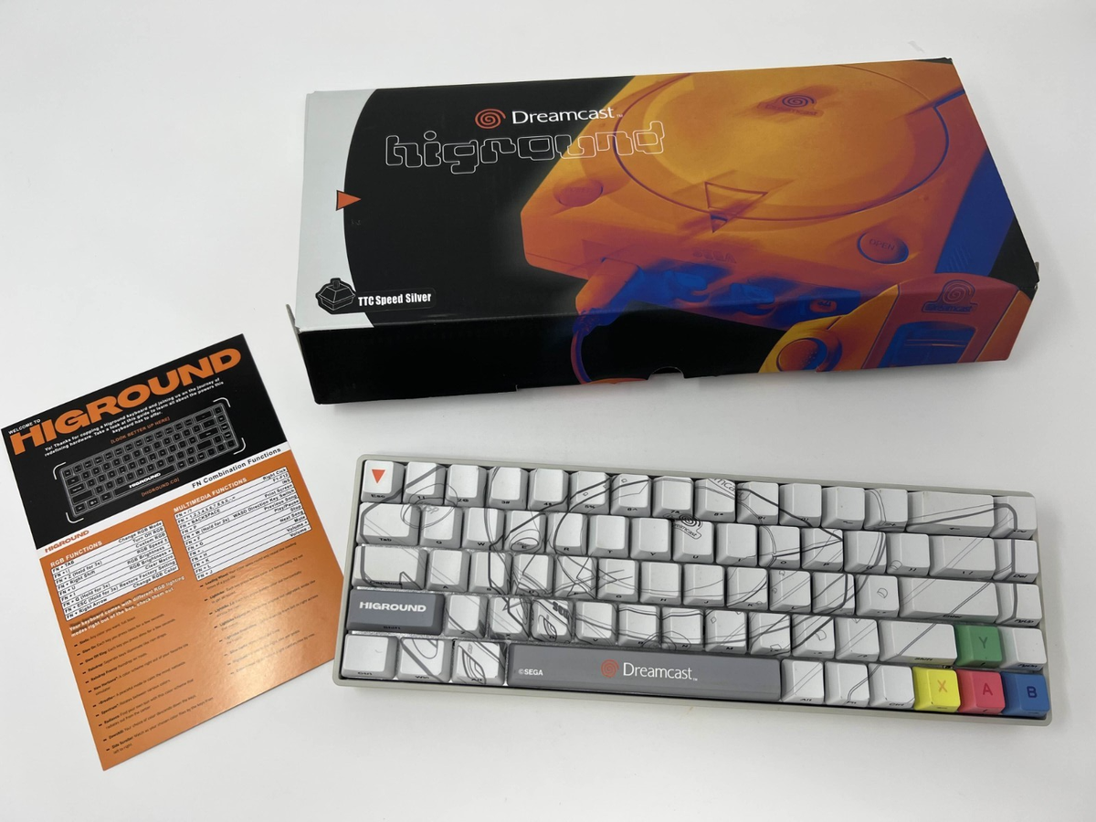 HIGROUND x Sonic the Hedgehog Dreamcast Mechanical Keyboard | eBay