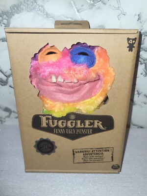Fuggler Lustiges Hässliches Monster Kuscheltier Edition Grinsen Grinsen (Regenbogen) Stofftier