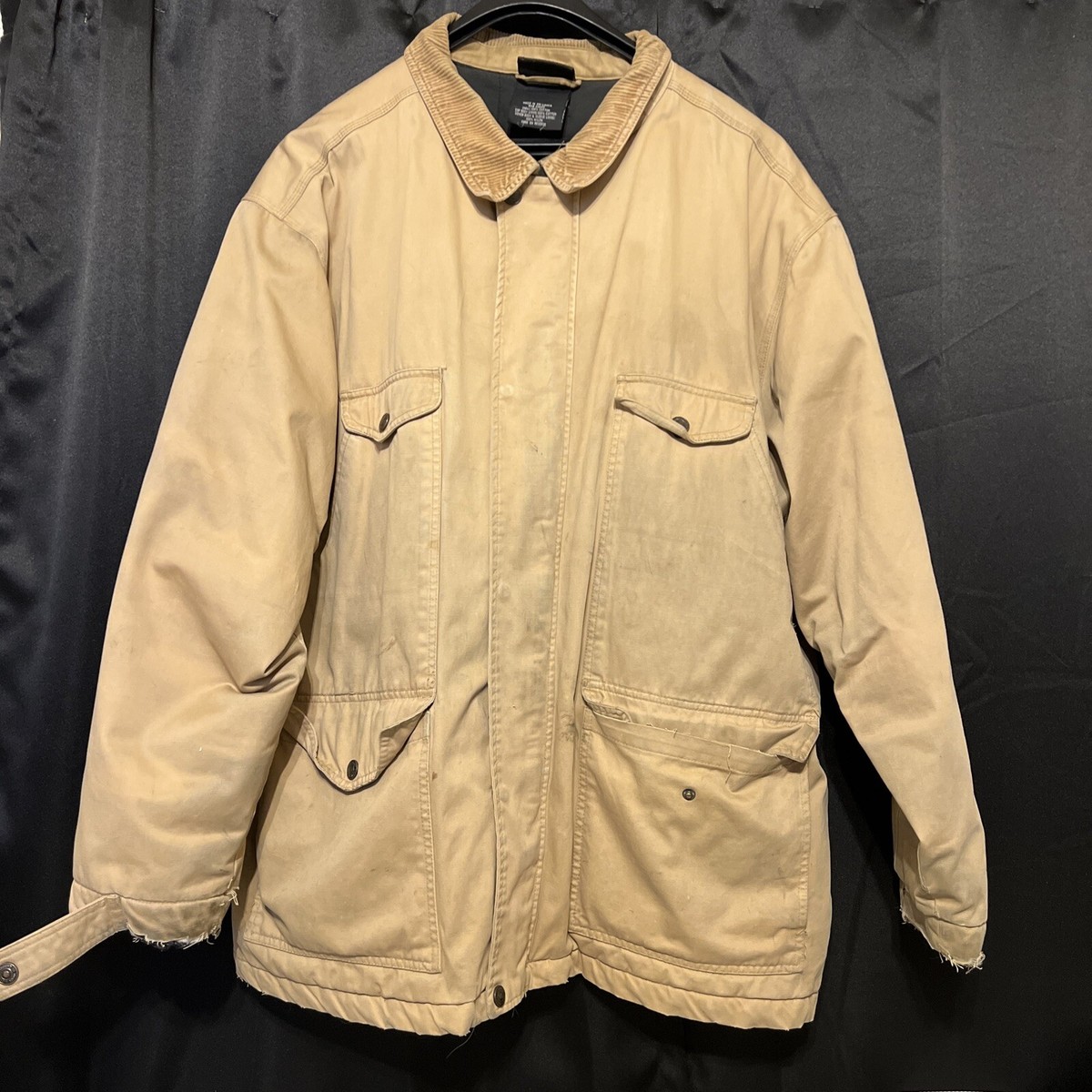 Vintage DICKIES Men's Lined Chore Coat Distressed Heavyweight XXL