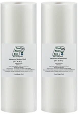 Vacuum Sealer Bags 2-11"x50' Rolls Food Magic Seal! Great $$saver!