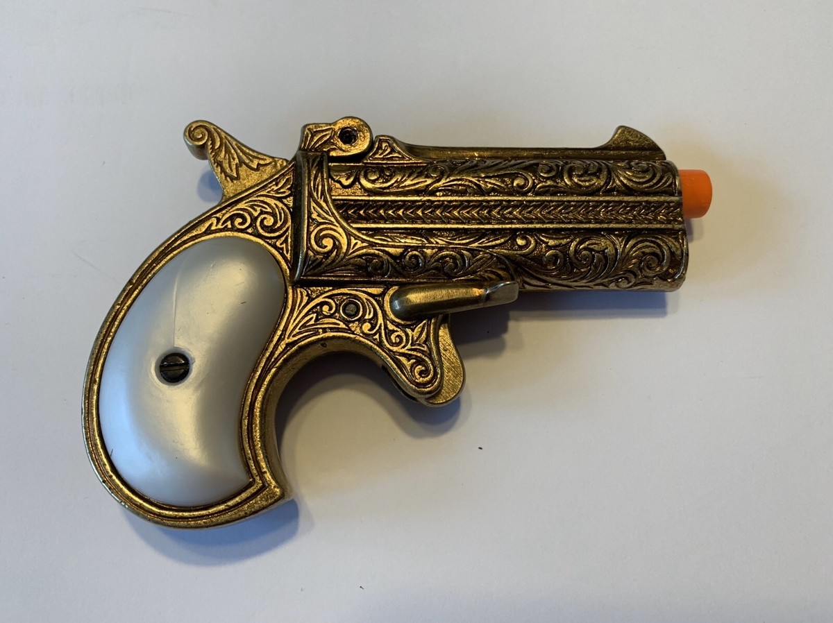Tombstone PROPS Denix 1866 Derringer Pistol Brass/Gold Paperweight