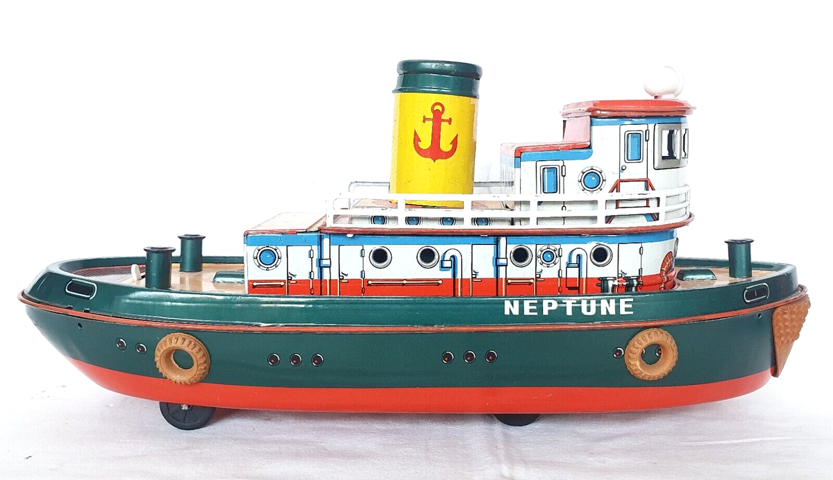Modern Toys Japan NEPTUNE TUG BOAT Working Light Battery