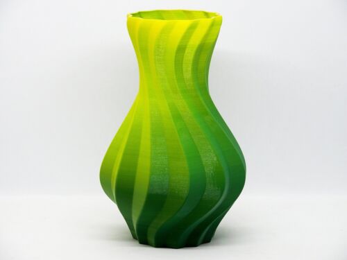 Vase imprimé en 3D spiral en différentes couleurs | Décoration de salon moderne - Photo 1 sur 10