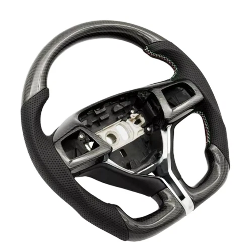Real Carbon Fiber Steering Wheel Fits For 2016-2024 Maserati Levante / Ghibli - Picture 2 of 5