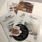Nuwave Pro Infrared Oven Healthy Gourmet Recipe Book & DVD, Recipe Cards, Pizza