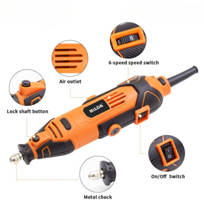 200W Engraver Electric Drill Engraving Dremel Tool  Variable Speed Mini Drill