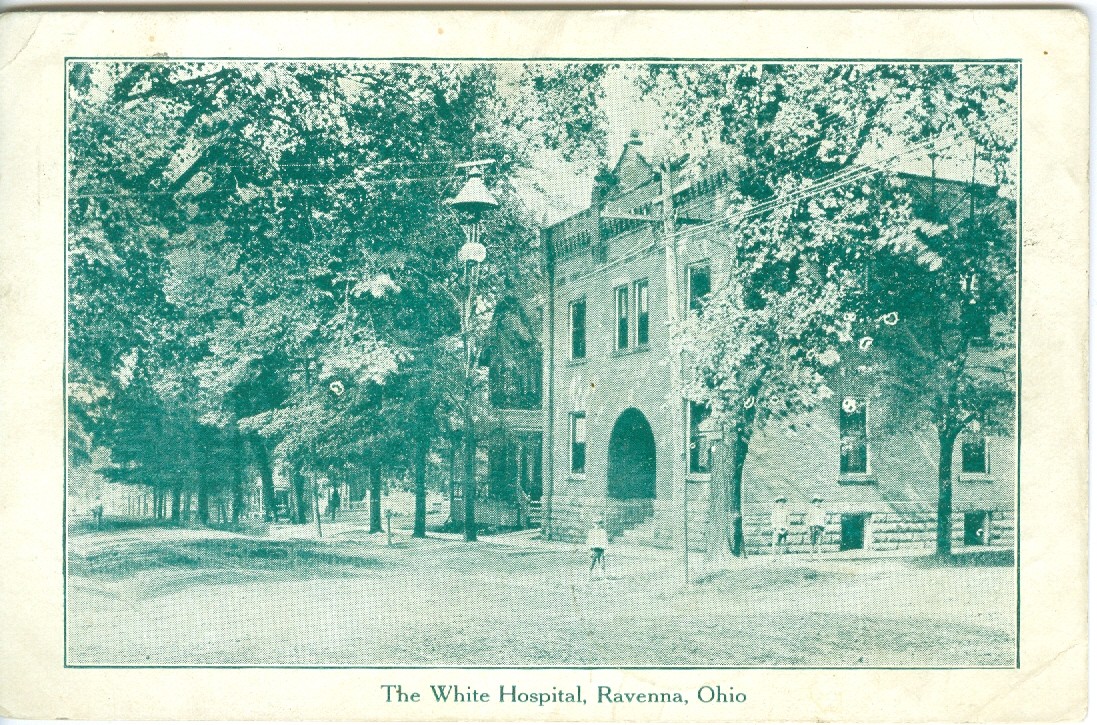 Ravenna OH The White Hospital 1907 eBay