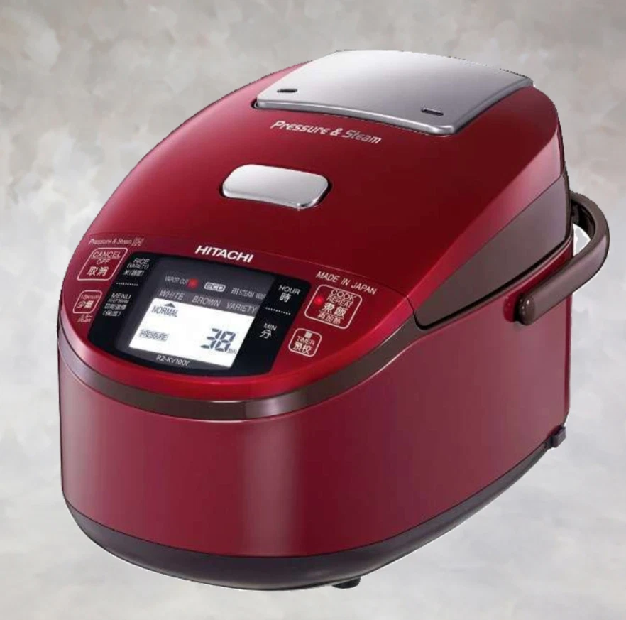 HITACHI RZ-KV100Y AC220-230V Pressure IH Rice Cooker 1.0L 4902530900156 red