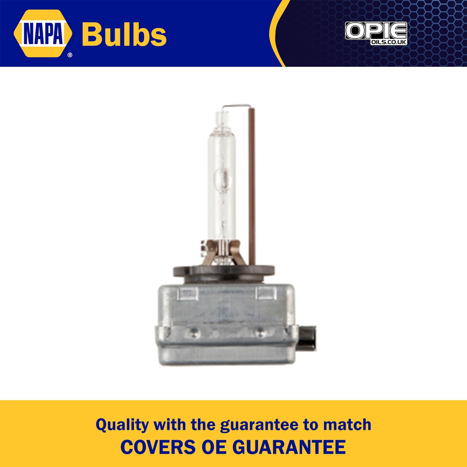 NAPA Xenon HID Bulb D3S 42V 35W PK32d-5 Headlamp NBU142302 - OE Performance