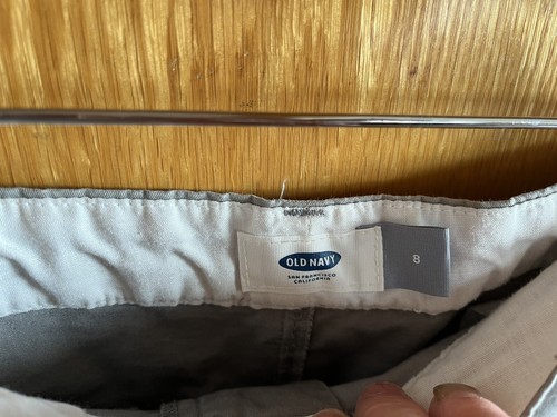 Gray Old Navy Shorts Sz 8 Excellent - Picture 2 of 5