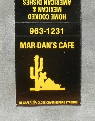 1980s? Mar-Dan's Cafe Mexican Food Danny & Mary Finger Carbondale CO Garfield Co