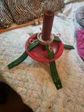 vintage christmas tree stand metal