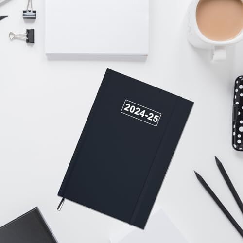 2024-2025 Appointment Book & Planner - Daily Hourly Planner from July Black - Bild 7 von 7
