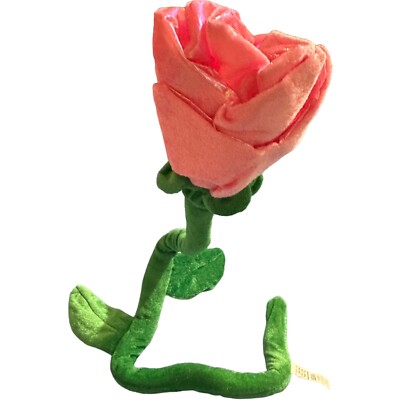 rose toy cvs Pink Long Rose Large 30” Bendable Posable Soft Plush Flower CVS Love  Valentine