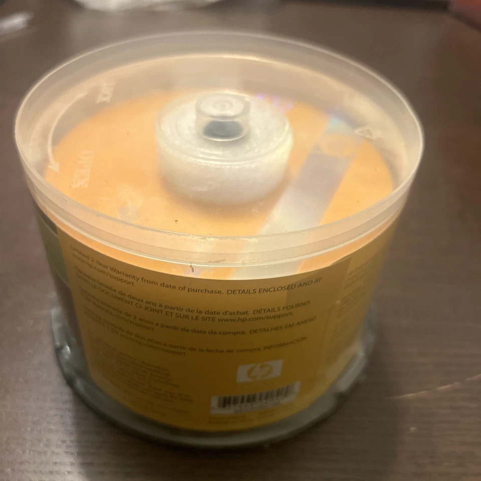 HP DVD+R 16x 4.7GB 120 MIN DVD Media Disc 50 Pack Sealed Recordable DVD Sealed - Image 2 of 4