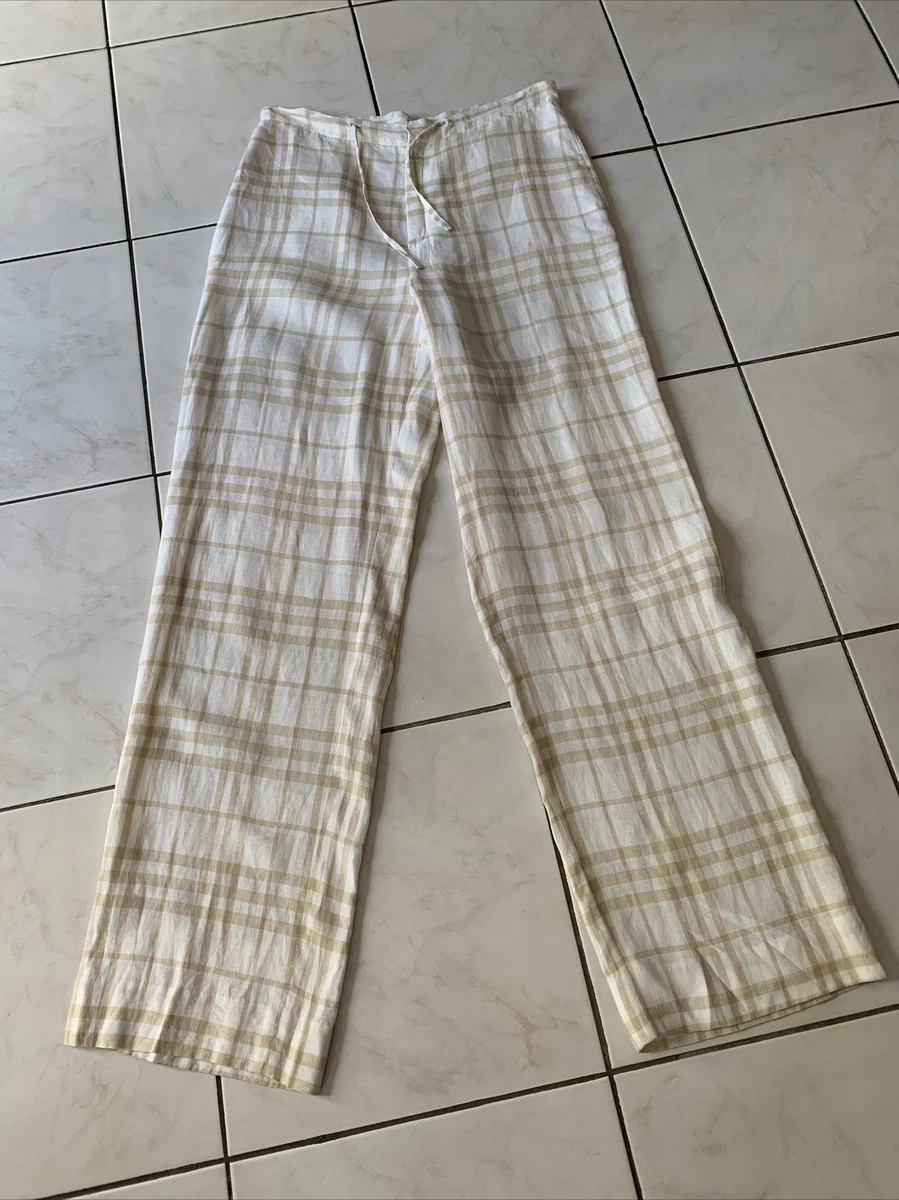 Pantalon Beige Etere – Taille 42 – Neuf Avec étiquettes – Coton Mélangé