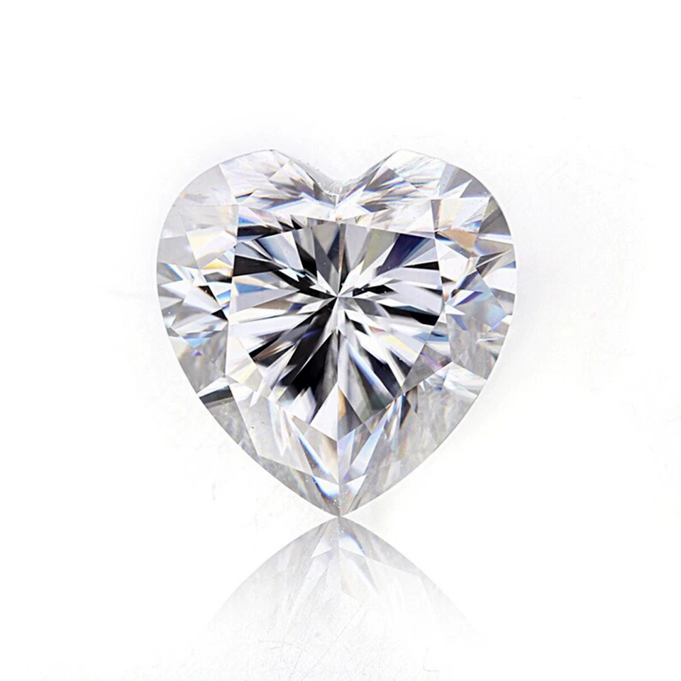 Loose CVD 1 Pcs Lab Grown Diamond 6 mm Heart D - F GIE Certified Diamond - Image 2 of 4