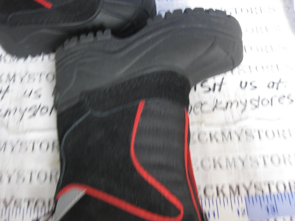 NUEVO CON ETIQUETAS TOTES JOHNNY CREMALLERA FRONTAL INFANTES NIÑOS BOTAS PLANTILLA EXTRAÍBLE-CALCETINES TALLA 6 Foto 3 de 4