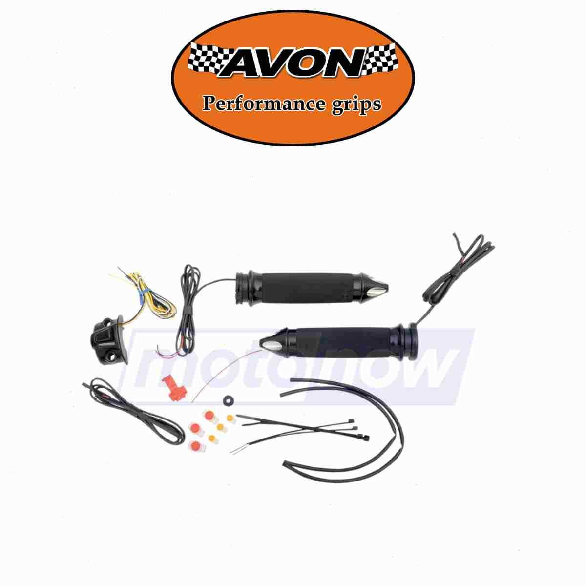Avon Grips Custom Contour Spike Heated Grips for 19861987 Harley Davidson jc eBay