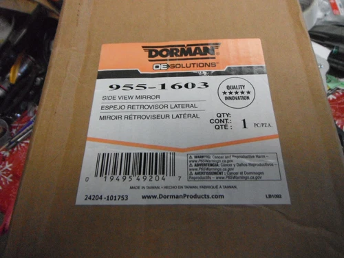 Dorman 955-1603 Side View Mirror Power, Without Premium Pkg, nt To Match for PAI