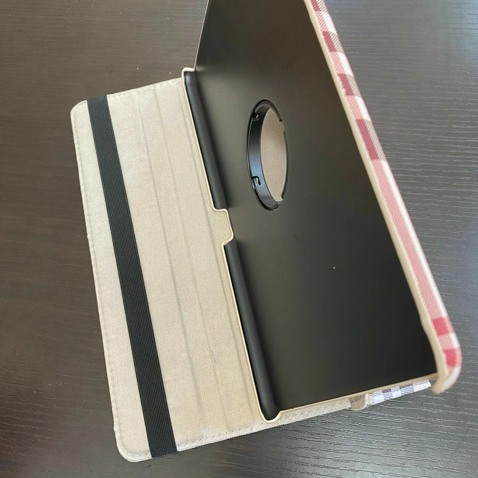 iPad Mini 6-го поколения (2021, 8,3») — коричневый квадратный вращающийся чехол-книжка с подставкой - Изображение 4 из 4