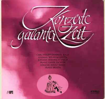 LP-BOX C.P.E. Bach / J.W. Hertel / J.F. Fasch / F.X. Richter a.o. Konzerte Gala