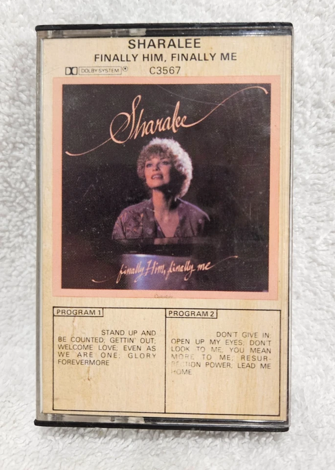 SHARALEE Finally Him Finally Me RETRO audio music Christian GOSPLE cassette RARE Foto 3 de 4