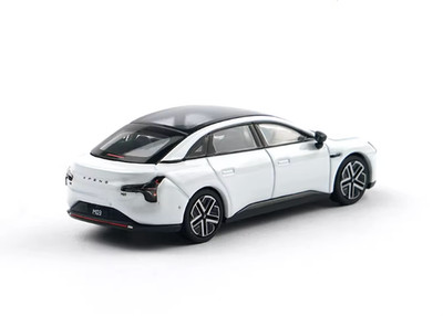 XCARTOYS 1:64 White Xpeng Mona M03 EV Sedan Sports Model Diecast Display Car