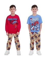 New  Marvel Spider-Man Red Blue Outfit Character Kids' 3-Piece Denim Set Size 7