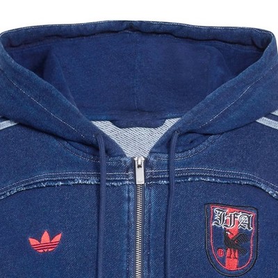 Men's Adidas Originals Indigo Denim FIFA World Cup 26 Japan Hoodie