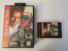 True Lies - Sega Genesis 1995 Game Case  Cartridge