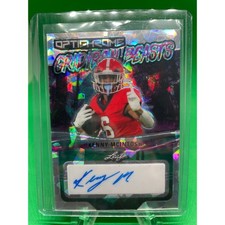 2023 Leaf Eclectic Optichrome Kenny McIntosh Gridiron Beasts Silver AUTO RC 3/5