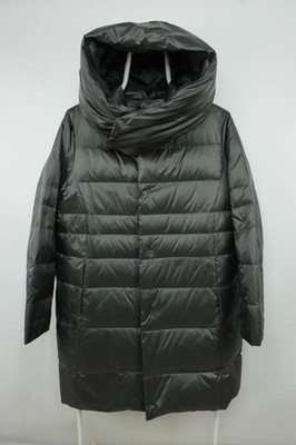Women Issey Miyake Down Coat Grey Nylon 36 / S /
