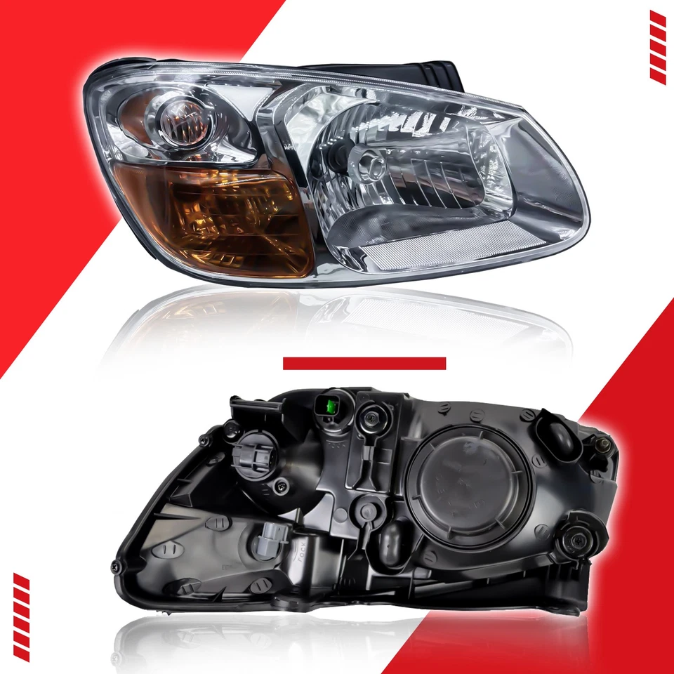 Headlight Assembly For 2007 2008 2009 Kia Spectra W/Bulb Right passenger Side - Image 2 of 4