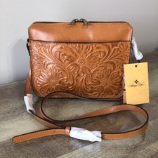 Nwt Patricia Nash Nazaire British Tooled Leather Crossbody Purse Cognac Nwt Patricia Nash Nazaire British Tooled Leather Crossbody Purse Cognac