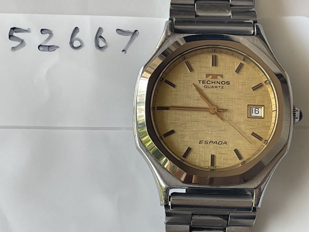 Technos Analog Quartz Men Espada Mens Vintage Vintage 766536438 | eBay