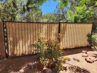 5FT Tall Outdoor Privacy Fence Screen   Wind & Sun Shade Cover for Garden Patio