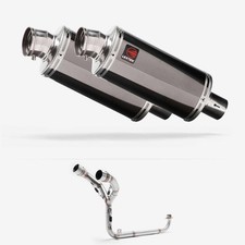 Lextek OP16 Stainless Exhaust System Twin Underseat Honda MSX Grom 125 13 - 16