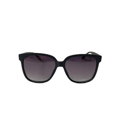 Quay Australia Wide Awake Sunglasses Matte Black Smoke Polarized