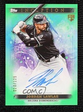 2024 Inception Base Rookie and Emerging Stars Green /125 Jordan Lawlar Auto 1mq2