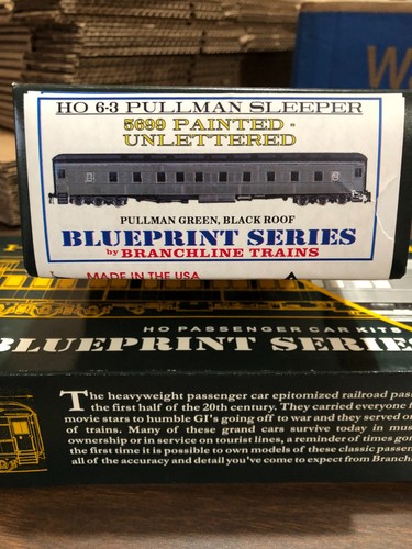 Branchline Blueprint 5699 HO 6-3 Pullman Dormitorio Pintado, Iletrado Nuevo | Zustand: New