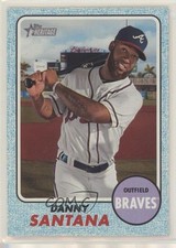 2017 Topps Heritage High Number Blue Border Danny Santana #548 1u6