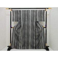 Authentic Unused Komon small patterned kimono Edo Komon, size L body wi...