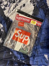 Supreme x Hanes Bones Thermal Pants - Size L- Camo - NEW