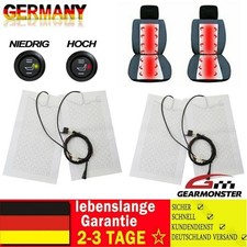 2 Set Auto Carbon Universal Sitzheizung Heizmatten Nachr�stsatz KFZ PKW 2 Stufen
